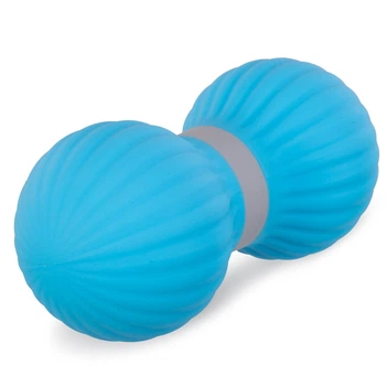 М'яч масажний подвійний для мфр та самомасажу Zelart Duoball 0728 розмір 14х6,5 см Blue