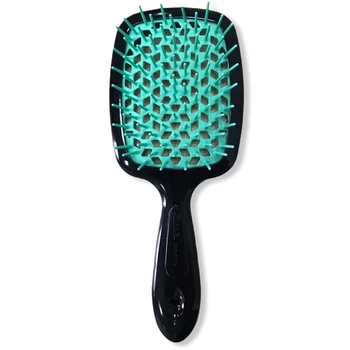 Щітка для волосся Superbrush Janeke чорна бірюза серединка