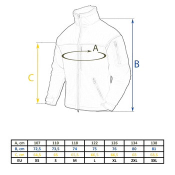 Кофта флісова Helikon-Tex Classic Army Jacket Coyote XXL