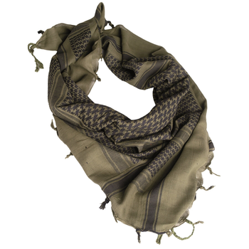 Шарф арафатка (Шемаг) SHEMAGH SCARF 110X110CM KHAKI/BLACK Олива/Чорний