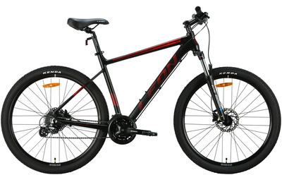 Велосипед Velotrade Leon XC 80 HDD 27.5" 20" Чорний з червоним (OPS-LN-27.5-167)