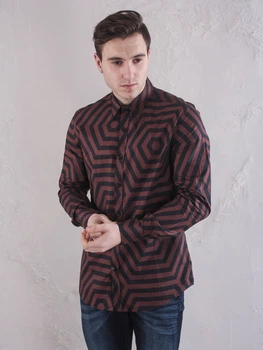 Рубашка Antony Morato MMSL00326-FA430196-5033 S (50262S) Бордовый