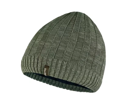 Водонепроницаемая шапка Dexshell Heathered Rib Knit Beanie, onesize Green DH32405SSN
