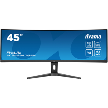 Монітор 44.5" IIYAMA XCB4594DQSN-B1 VA изогнутый Display Port/ 2xHDMI/ USB Type-C/ Mini-Jack (3.5 mm)/ USB 3.2/ Ethernet (RJ-45),LAN