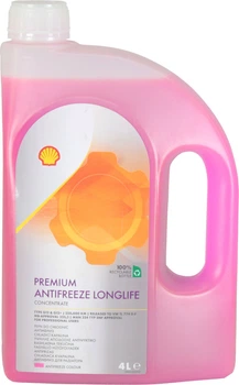 Тосол антифриз красный -38 (Shell) G-12/G-12+ 4л.