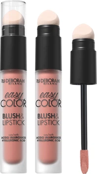 Жидкая помада для губ и румяна Deborah Easy Color Blush&Lipstick 2 в 1 04 Peach Dreams 4 мл (8009518450620)