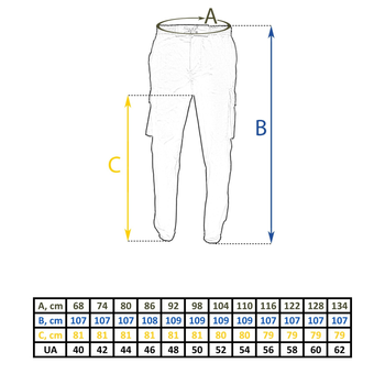 Штани Джогери Х/Б ММ-14 (Український піксель) 48 54