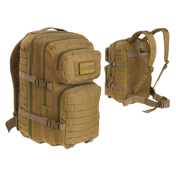 Рюкзак тактичний MIL-TEC Assault Laser Cut 36L Coyote