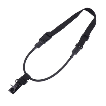 Ремень для оружия 1-точка MFH Bungee Sling Black