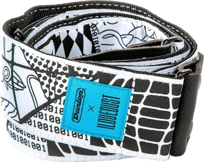 Ремень гитарный Dunlop ILD07 2" I Love Dust Electronic Tears (R126518)