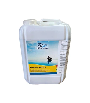 Альгицид Alba Super К, Chemoform (жидкий), 5 л, средство для предотвращения роста водорослей