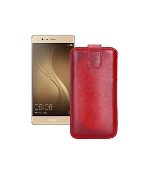 Витяжка зі шкіри для телефону Huawei P9 Червоний