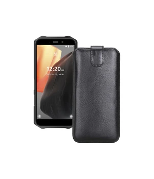 Витяжка з екошкіри для телефону Oukitel WP12 Pro Чорний