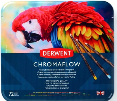 Kolorowe olówki Derwent Chromaflow 72 szt (5028252627535)