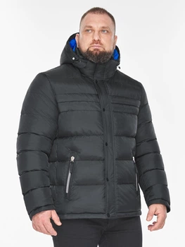Куртка зимняя короткая мужская Braggart 63001 L (50) Графитовая (br2000001563595)