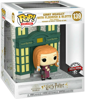 Figurka do gry Funko Deluxe Ginny Weasley i sklep Flourish and Blotts 9 cm (0889698579308)