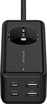 Сетевой фильтр Proove Power Strip Homester PD-03 1AC 65W (2 Type-C + 2USB) (479280001)