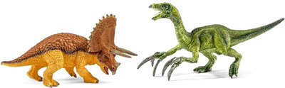 Zestaw figurek do gry Schleich dinozaury Triceratops i Therizihosaurus 9 cm (4005086422179)