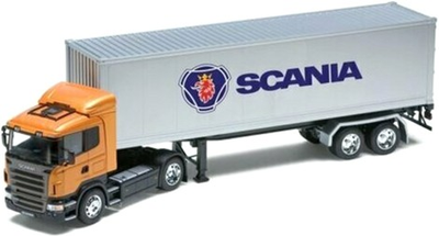 Іграшка Welly Truck Scania R 470 з причепом 1:32 (4891761126261)