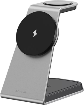 Бездротовий ЗП Proove Omni Power 3 in 1 Gray (555390010)