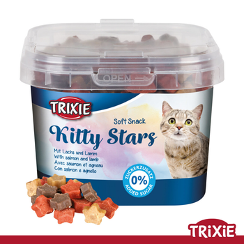 Лакомство для кошек Trixie 42733 Kitty Stars лосось и ягненок 140г (TX-42733) 4011905427331