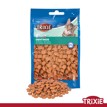 Дропсы лакомства для кошек Trixie 4266 Denta Fun Dentinos с витаминами 50г (TX-4266) 4011905042664
