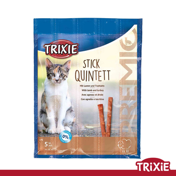 Лакомство для кошек Trixie 42723 PREMIO Stick Quintett с мясом баранины и индейки 25г (TX-42723) 4011905427232
