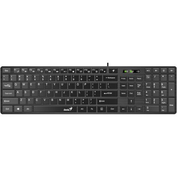 Клавиатура Genius SlimStar 126 USB Black Ukr (31310017407)