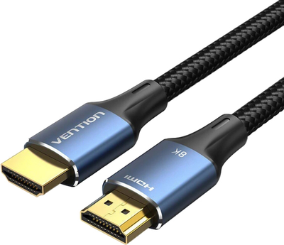 Кабель Vention HDMI 2.1 1 м 8K-60Гц 4K-165Гц 2K-144Гц 1080P-240Гц (ALGLF)