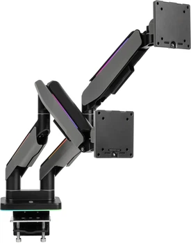 Настольное крепление для двух мониторов Qube RGB3520GD 17-35" до 2x20 кг Черное (RGB3520GD)