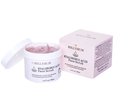 Скраб для обличчя з гіалуроновою кислотою HOLLYSKIN Hyaluronic Acid Face Scrub 100 мл