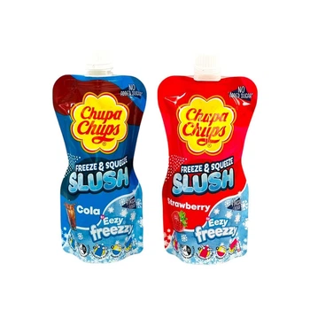 Заморожений лід Chupa Chups Cola / Strawberry Slush 250 мл * 2 (сет із 2 штук)