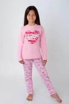 Тепла піжама для дівчинки Stylebaby (1590-09рож) Зріст 158 см Рожевий