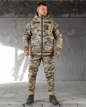 Тактичний зимовий костюм SoftShell XL мультикам (89641)