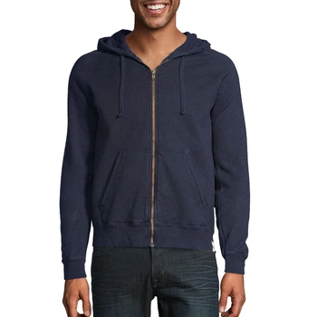 Флісова спортивна кофта на блискавці Hanes 1901 Heritage Fleece Pullover Hoodie Color: Navy XL