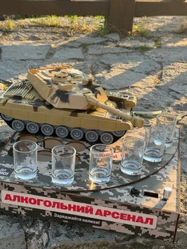 Бар Алкогольный автоматический наливатор Танк, для напитков на 6 рюмок, uwest