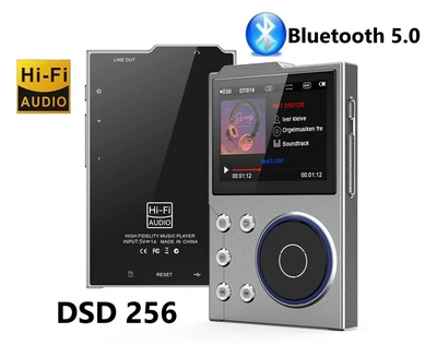 MP3 плеєр Mrobo M10 2.4" Bluetooth 5.0 DSD256 Hi-Fi 16Gb металевий Grey