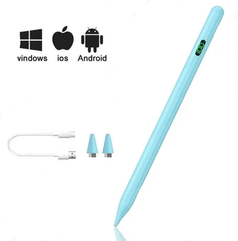 Універсальний стилус сенсорна ручка Stylus pencil для Android Windows IOS Apple цифровий синій