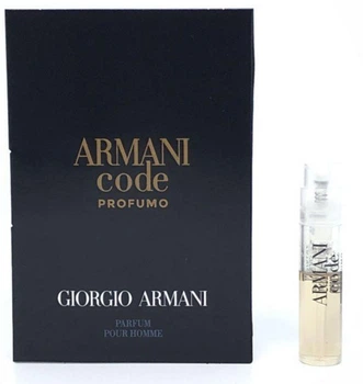 Пробник духи для мужчин Giorgio Armani Code Pour Homme Parfum 1.2 мл (3614273604864)