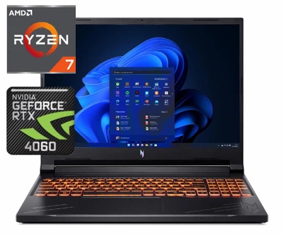 Ноутбук (2024) ГЕЙМЕРСЬКИЙ Acer Nitro V16 R7-8845HS / 32GB / 1TB / RTX4060 / 16" 165Hz