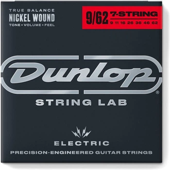 Струни для 7-струнної електрогітари Dunlop DEN09627 Nickel Wound (R123333)