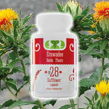 Засіб Активізації Кровообігу Erawadee Safflower №28 Капсули (90г)