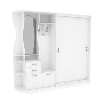 Передпокій Люкс-купе LUX Континент 2500/400/2100 Білий