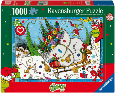 Пазли Ravensburger Грінч 70 х 50 см 1000 елементів (4005555013518)