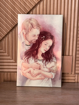 Ікона Свята Родина мальована (код 9897) 18*30 см