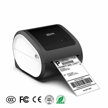 Настольный термопринтер этикеток, QR и штрих-кодов UKRMARK 520, USB+Bluetooth, рулоны 20-118 мм.шир, 203 dpi, 127 мм/с