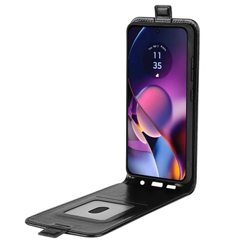 Чехол IETP для Motorola Moto G54 / G54 Power флип вертикальный кожа PU черный