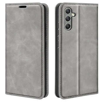 Чехол Taba Retro-Skin для Samsung Galaxy A24 / A245 книжка с визитницей кожа PU серый
