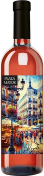 Вино виноградне PLAZA MAYOR Rosado столове рожеве сухе 0.75 л 12.5% (8429168007065)
