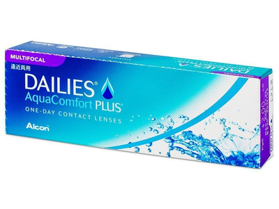 Однодневные линзы Alcon Dailies AquaСomfort Plus Multifocal, аддидация MED, -6 30 шт.